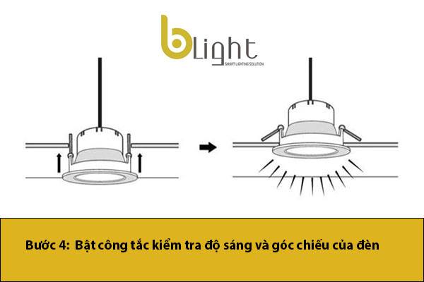Hướng dẫn tự lắp đặt đèn Downlight âm trần có Driver bên trong