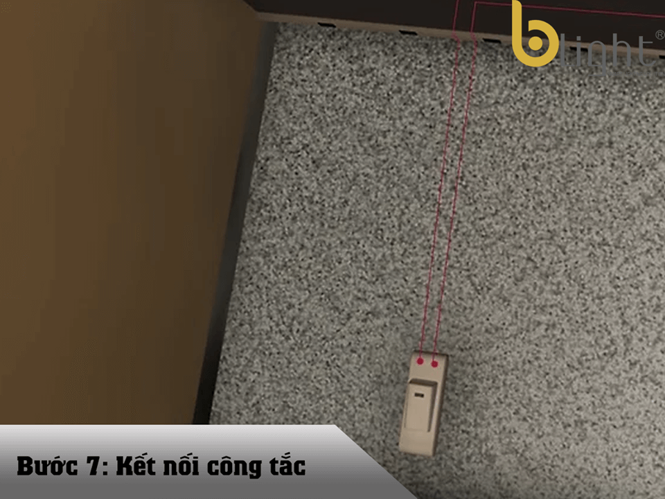 Hướng dẫn 09 bước lắp đèn downlight cho tủ bếp